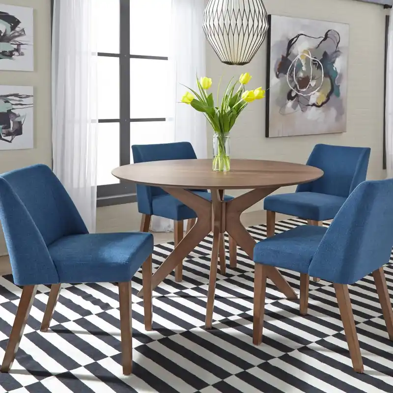 Space Savers 5 Piece Pedestal Table Set - Liberty