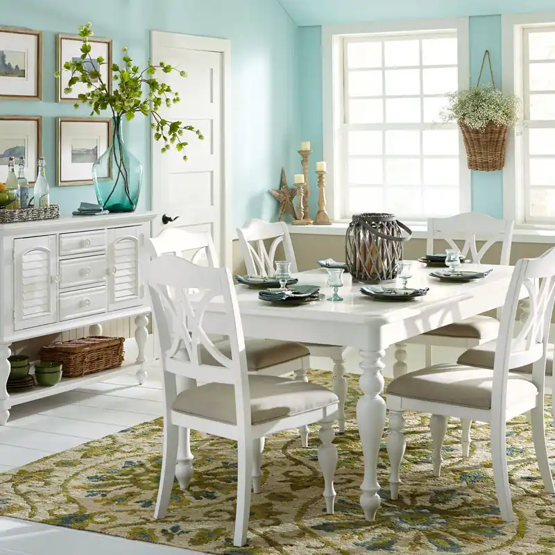 Summer House 5 Piece Rectangular Table Set - Liberty