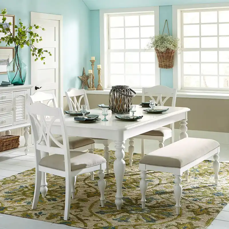 Summer House 6 Piece Rectangular Table Set - Liberty