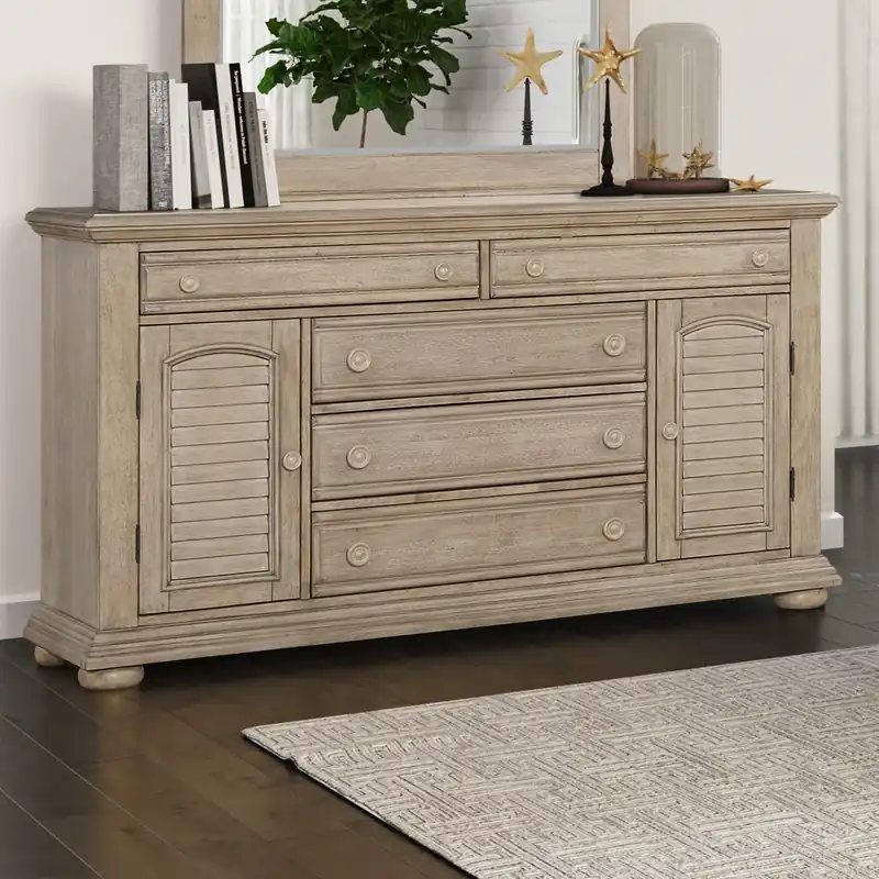 Summer House 2 Door 5 Drawer Dresser - Liberty