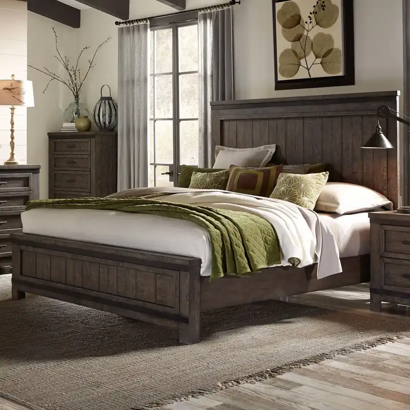 Thornwood Hills King California Panel Bed - Liberty