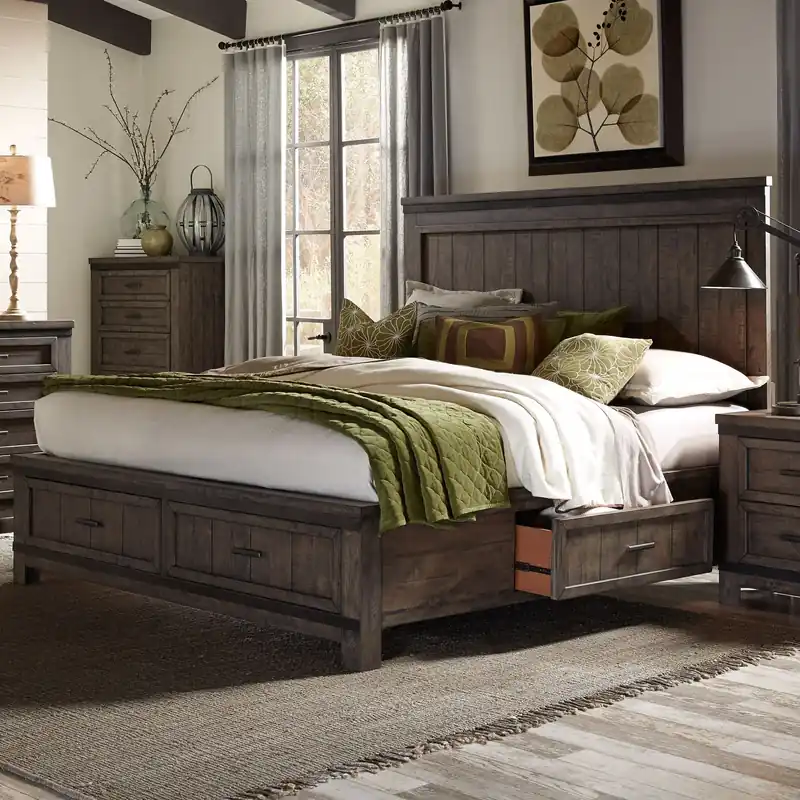 Thornwood Hills Queen Two Sided Storage Bed - Liberty
