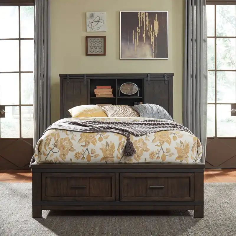 Thornwood Hills Queen Bookcase Bed - Liberty