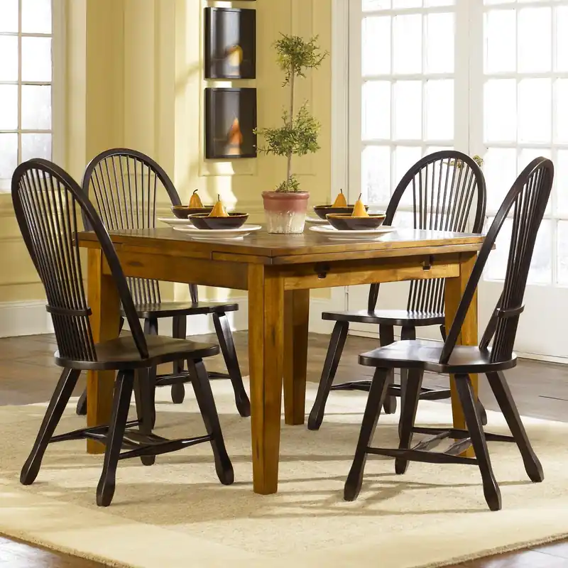 Treasures Optional 5 Piece Retractable Table Set - Liberty