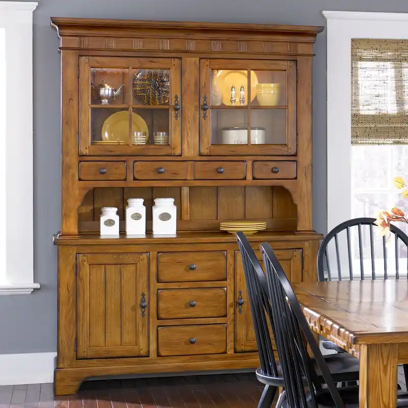 Treasures Hutch & Buffet Set - Liberty