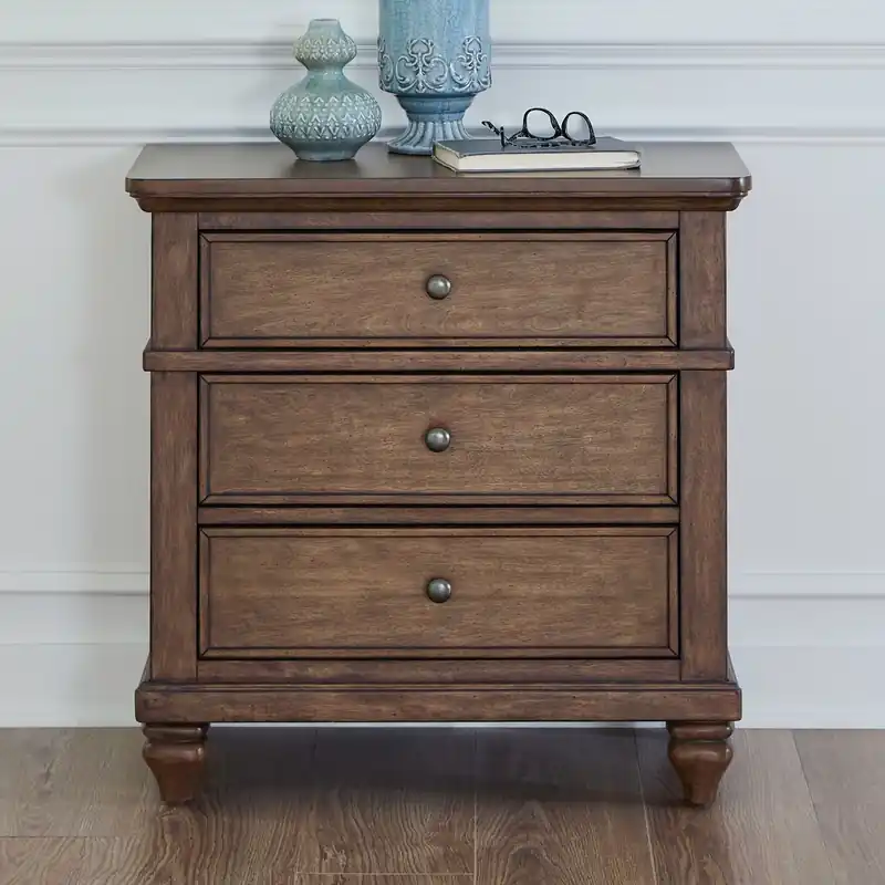 Twin Lakes Nightstand w/ Charging Station - Liberty