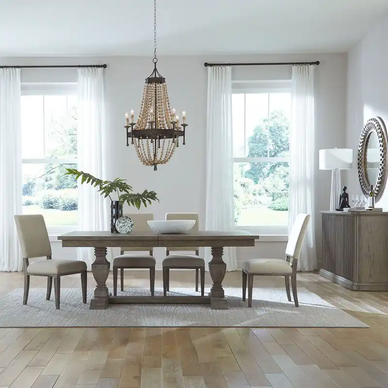 Westfield 5 Piece Trestle Table Set - Liberty