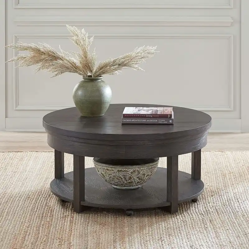Weston Round Lift Top Cocktail Table - Liberty