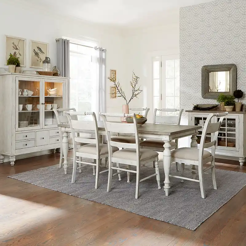 Whitney 7 Piece Rectangular Table Set - Liberty