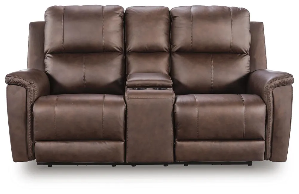 Bleckley Power Reclining Loveseat with Console - Ashley Furniture