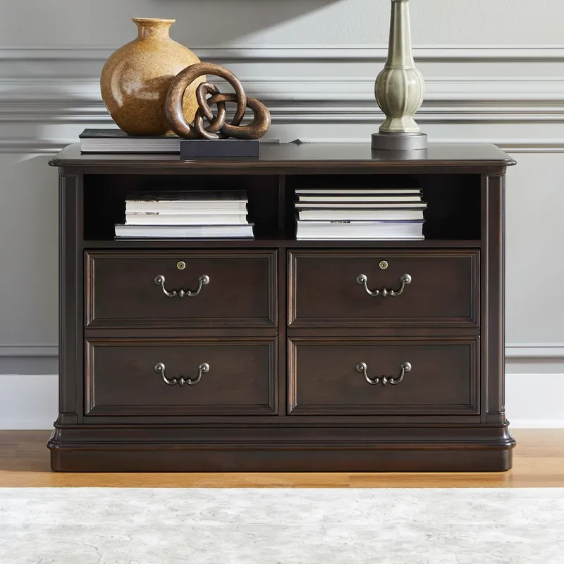 Brayton Manor Jr Executive Media Lateral File in Cognac - Liberty