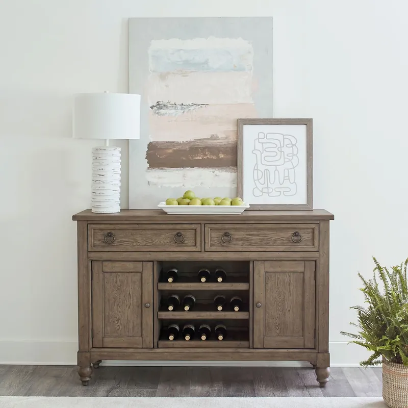 Americana Farmhouse Buffet in Dusty Taupe - Liberty