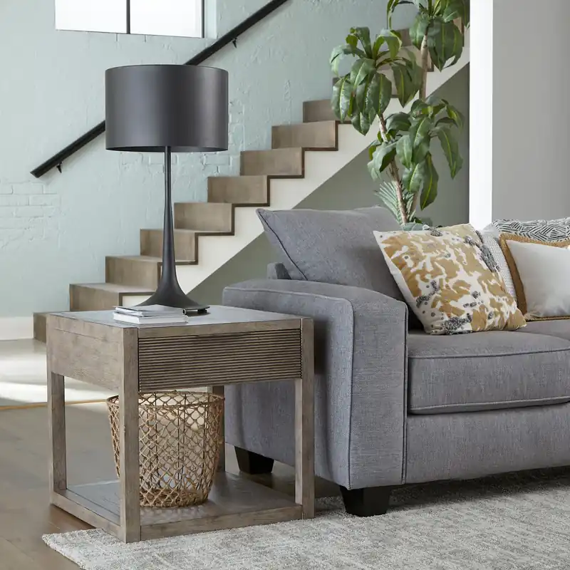 Bartlett Field End Table in Dusty Taupe - Liberty