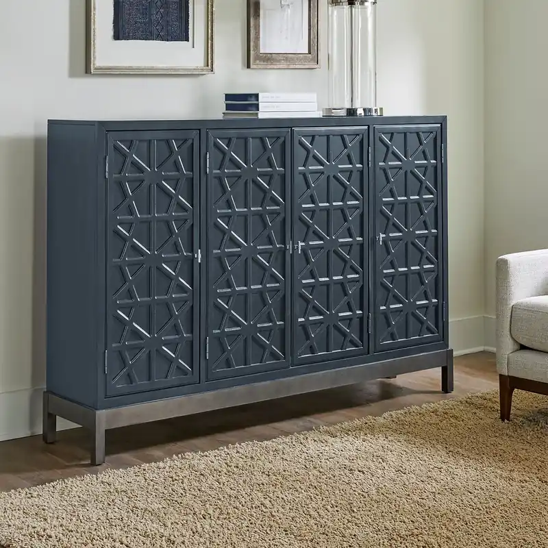 Braxton Accent Cabinet in Azure Blue EST SHIP TIME APPX 4 WEEKS - Liberty