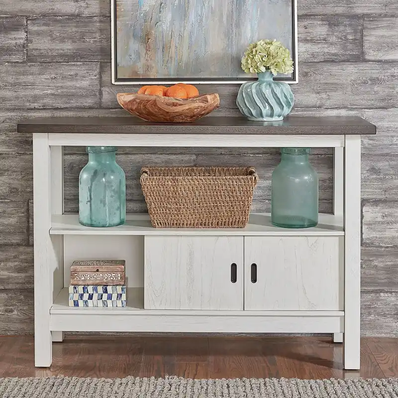 Brook Bay Sideboard in Textured White - Liberty