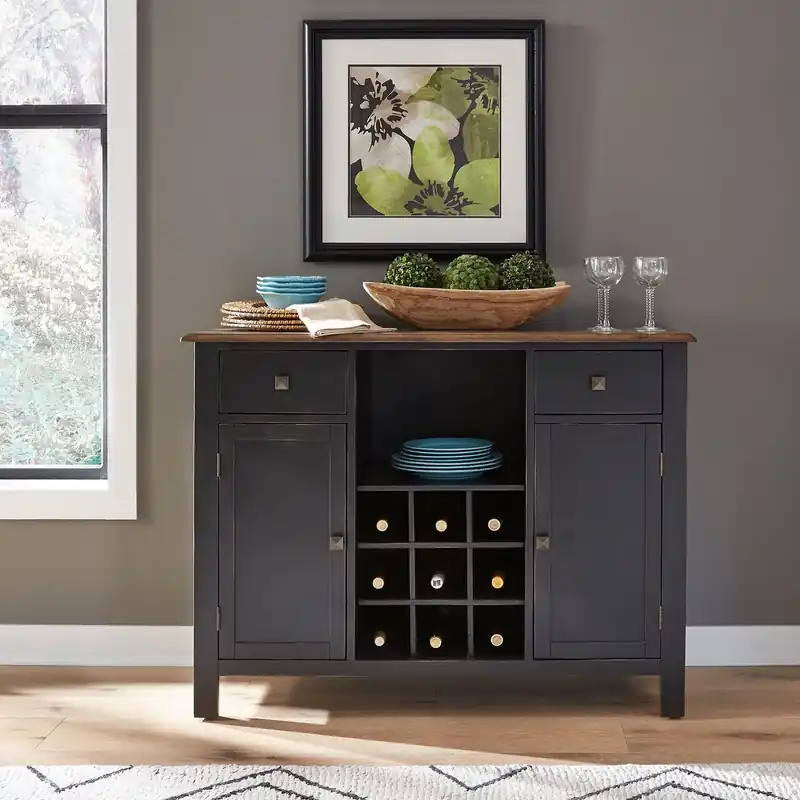 Carolina Crossing Server in Black - Liberty