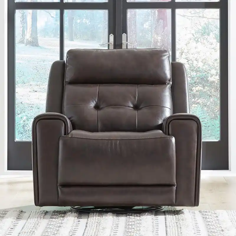 Carrington SG Recliner P3 & ZG in Dark Brown - Liberty