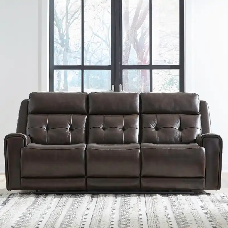 Carrington Sofa P3 & ZG in Dark Brown - Liberty