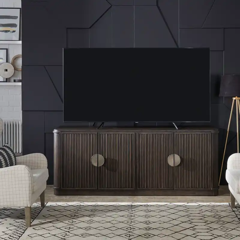 City View 82 Inch TV Console in Coffee Bean - Liberty