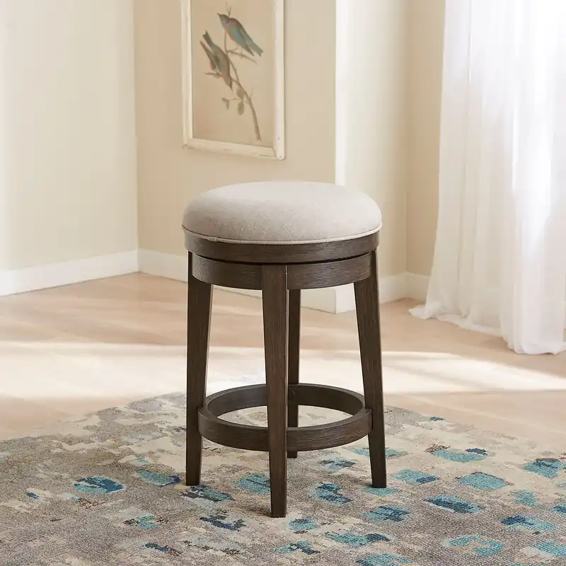 Mill Creek Console Swivel Stool in Peppercorn - Liberty