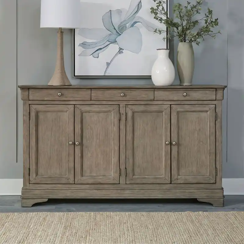 Morrow Bay Hall Buffet in Sandy Taupe EST SHIP TIME APPX 4 WEEKS - Liberty