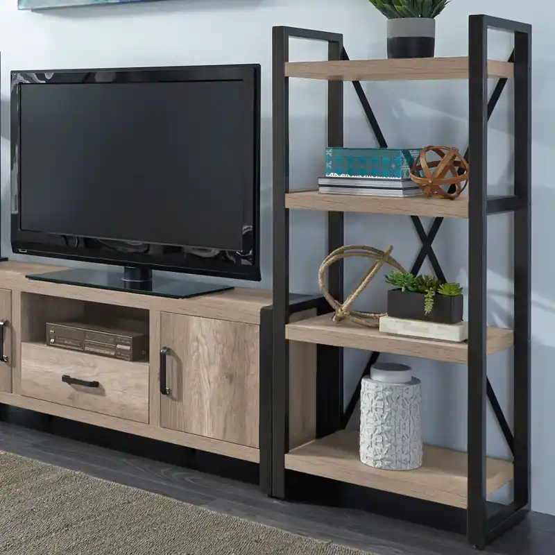 Sun Valley Pier Unit with Faux Metal in Sandstone - Liberty