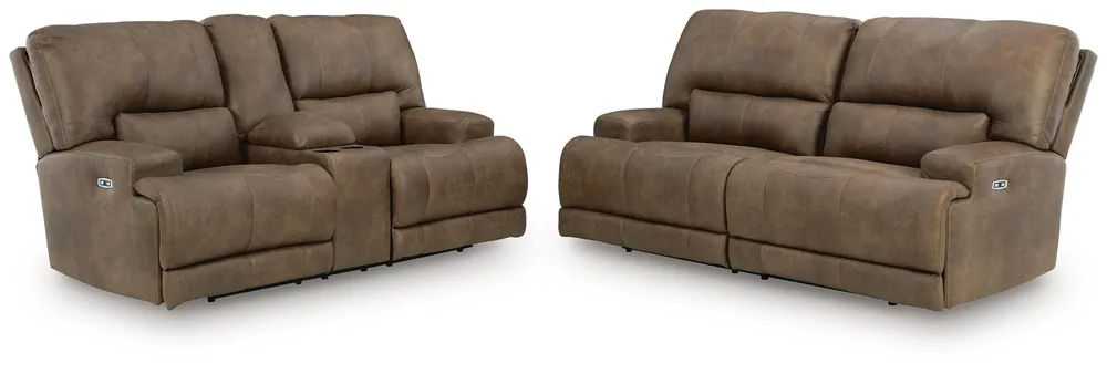 Beckley Place Reclining Living Room Set - Ashley Furniture