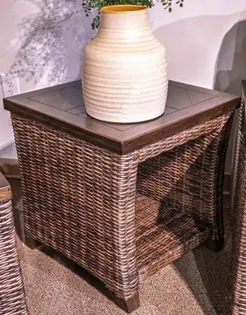 Monterey Point Outdoor End Table - Ashley Furniture