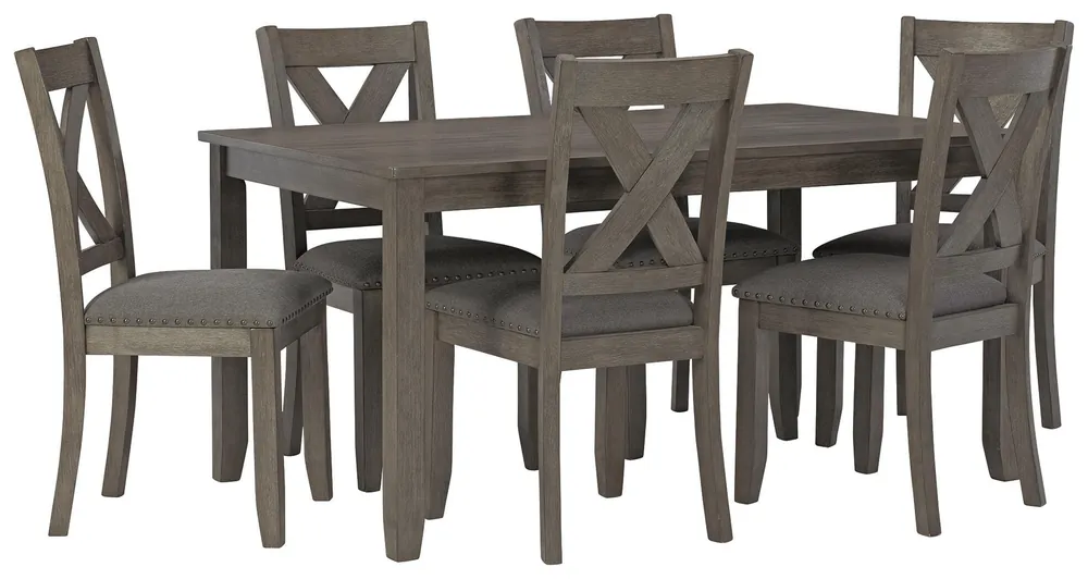 Caitbrook Dining Table and Chairs (Set of 7) - Ashley Furniture