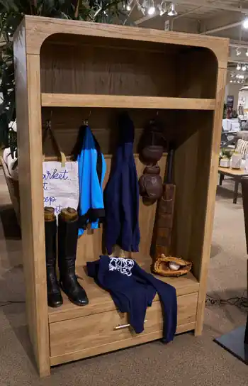 Dovander Hall Tree with Storage Bench - Ashley Furniture
