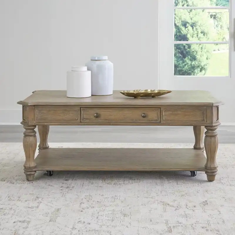 Magnolia Manor Rectangular Cocktail Table - Liberty