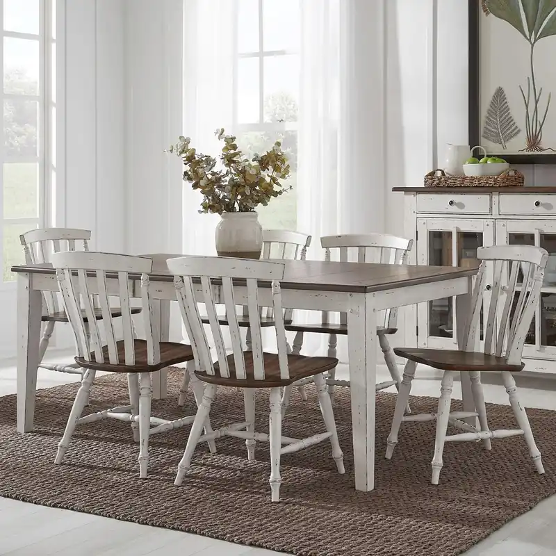 Al Fresco 7 Piece Rectangular Table Set - Liberty