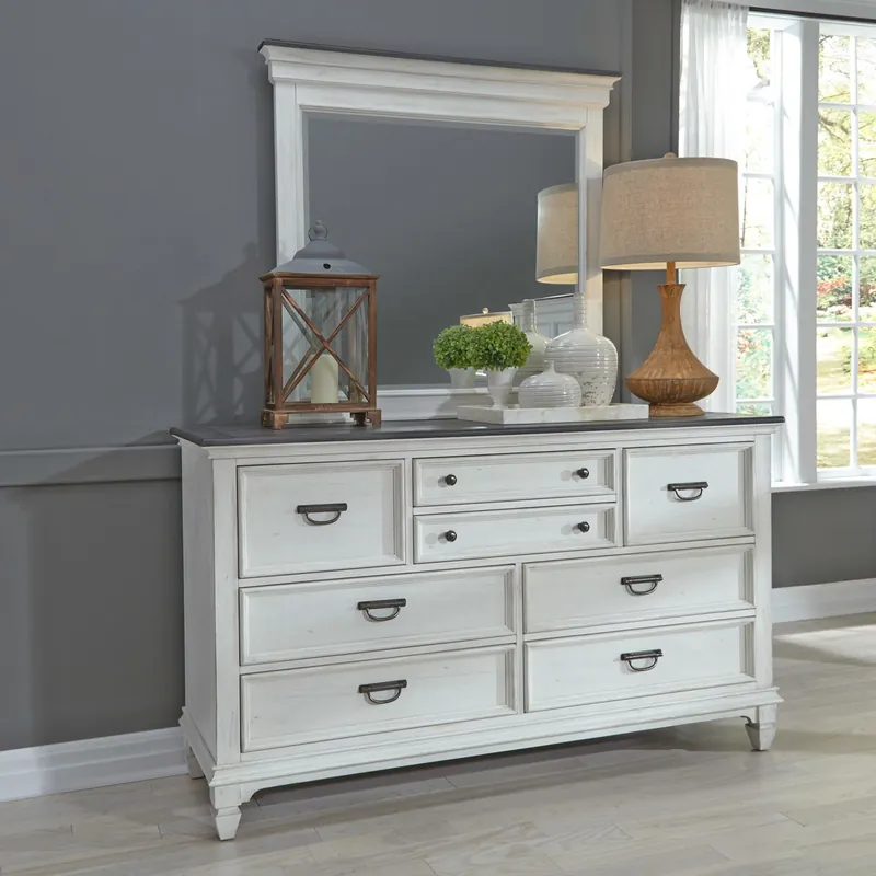 Allyson Park Dresser & Mirror - Liberty