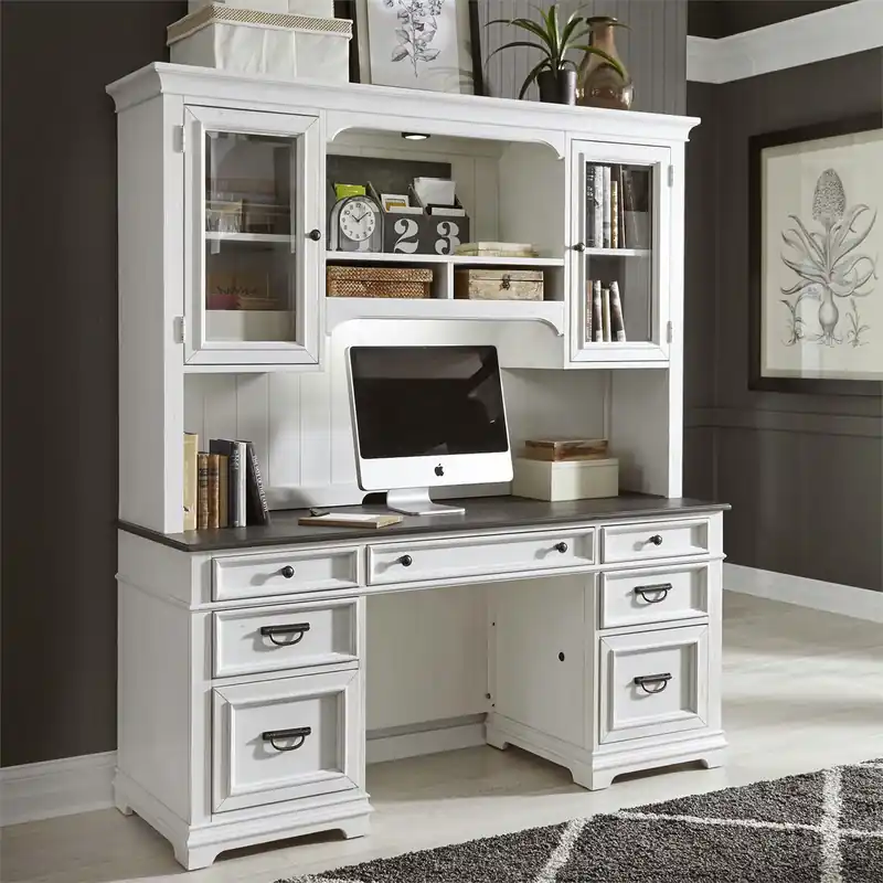 Allyson Park Credenza & Hutch - Liberty