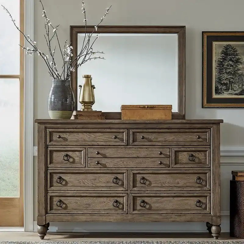 Americana Farmhouse Dresser & Mirror - Liberty
