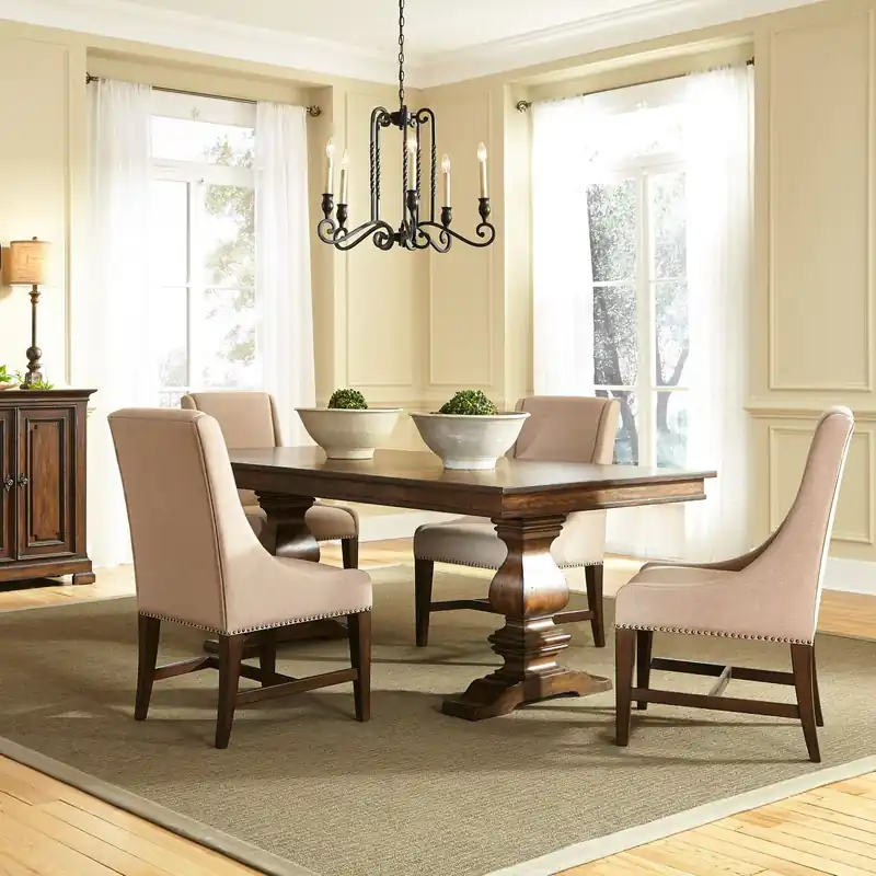 Armand 5 Piece Trestle Table Set - Liberty