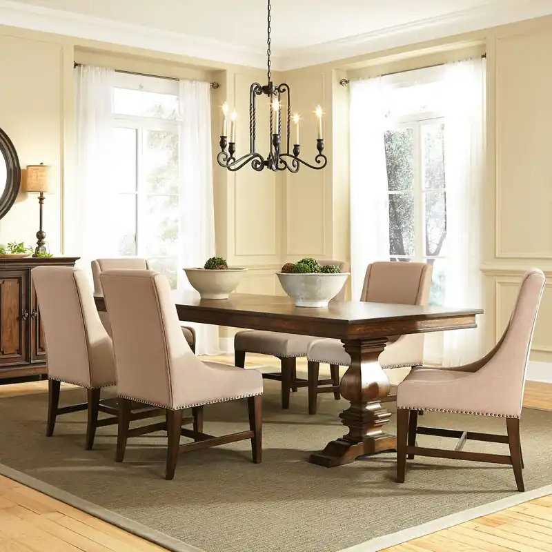Armand 7 Piece Trestle Table Set - Liberty