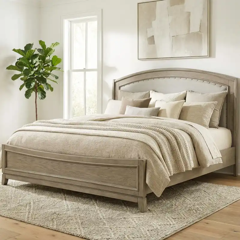 Avalon King Uph Bed - Liberty