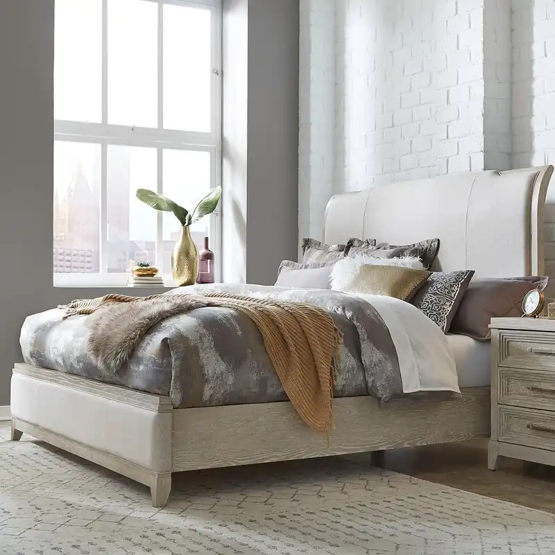 Belmar King Upholstered Bed - Liberty