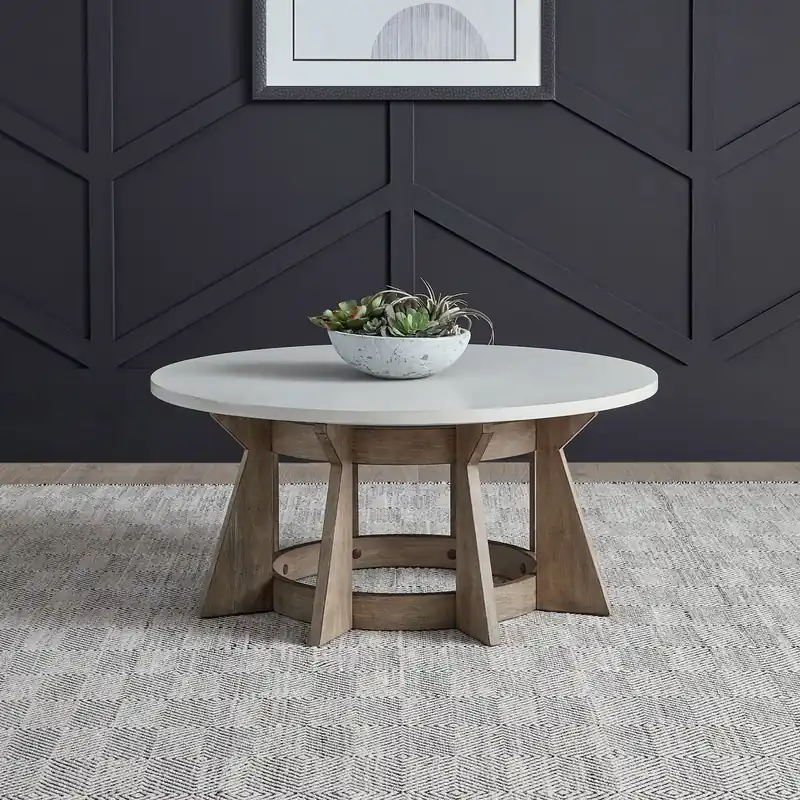 Berkley Square Round Cocktail Table - Liberty
