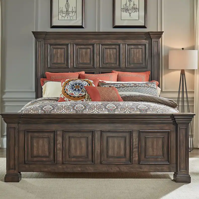 Big Valley Queen Panel Bed - Liberty