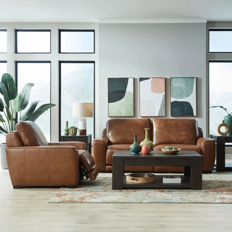 Blake Sofa & Recliner - Liberty
