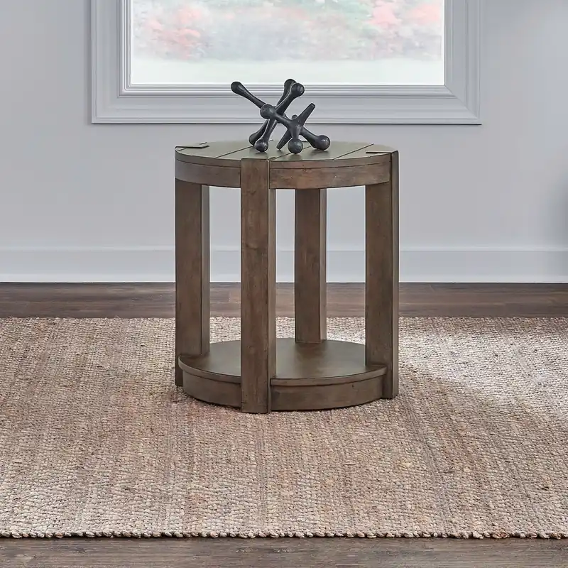 Broadmore Round Chairside Table - Liberty
