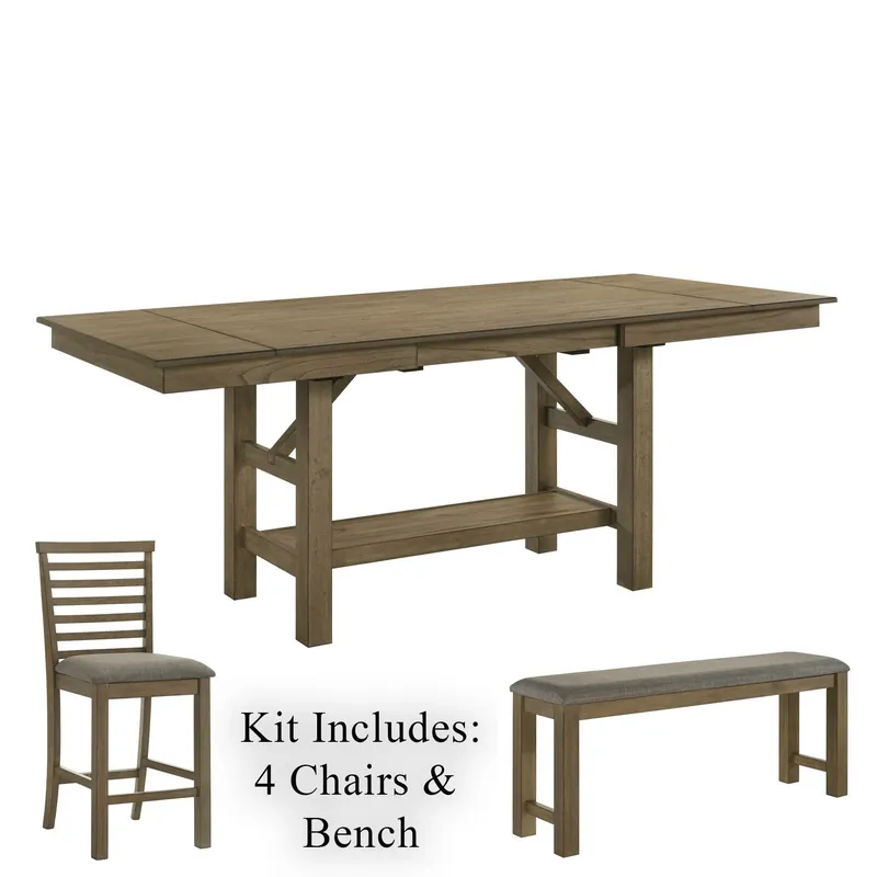 Brook Bay 6 Piece Gathering Table Set - Liberty