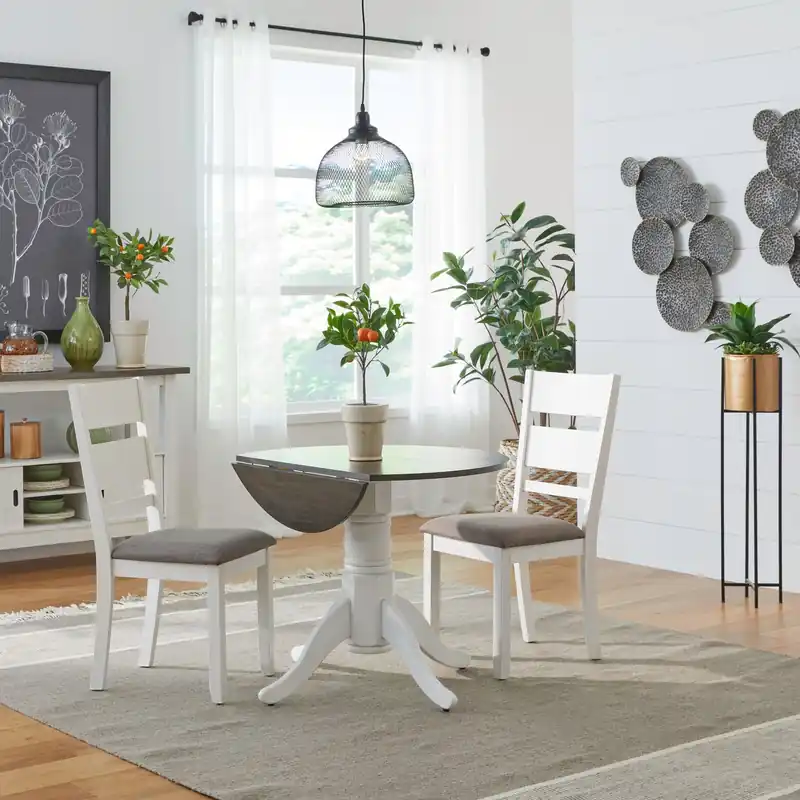 Brook Bay Opt 3 Piece Drop Leaf Table Set - Liberty