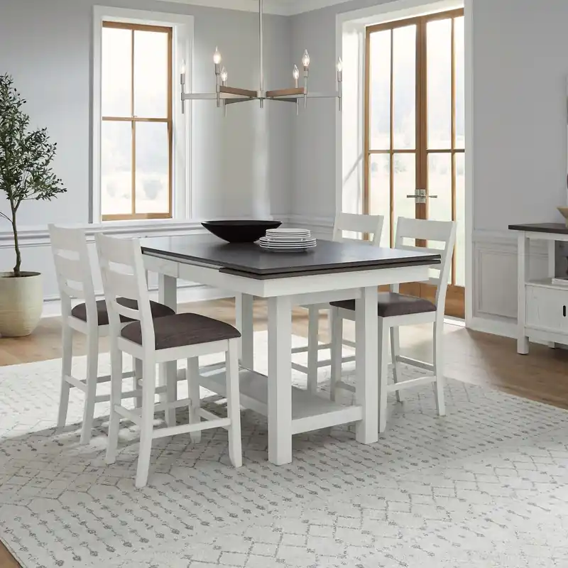 Brook Bay Opt 5 Piece Gathering Trestle Table - Liberty
