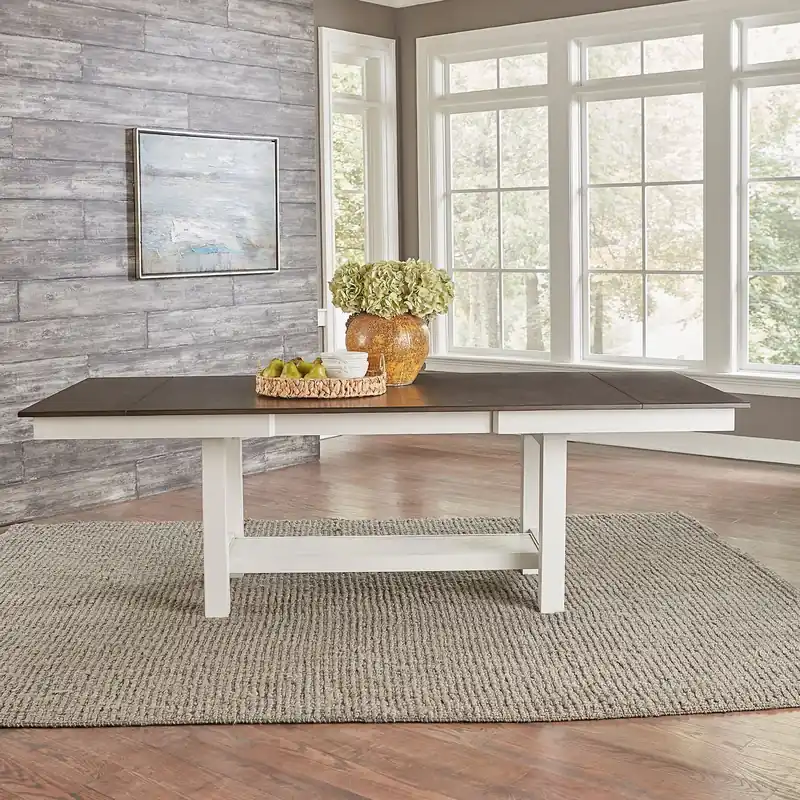 Brook Bay Trestle Table Set - Liberty