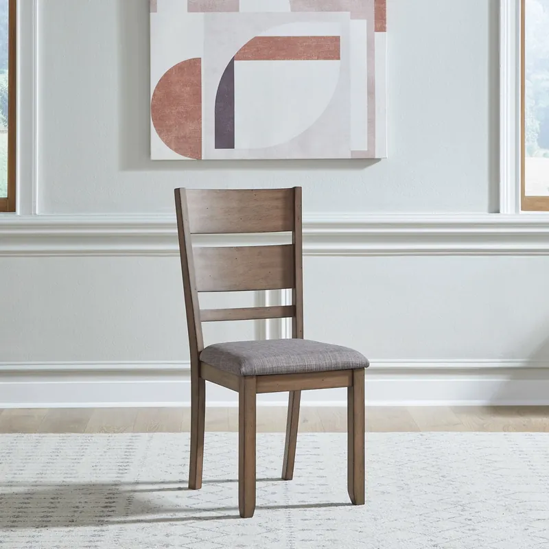 Brook Bay Slat Back Uph Side Chair (RTA) - Liberty