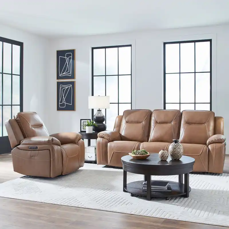 Callihan Sofa & Recliner - Liberty