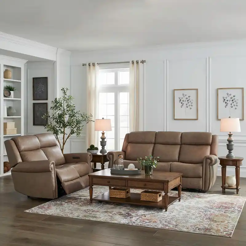 Carlton Sofa & Loveseat - Liberty